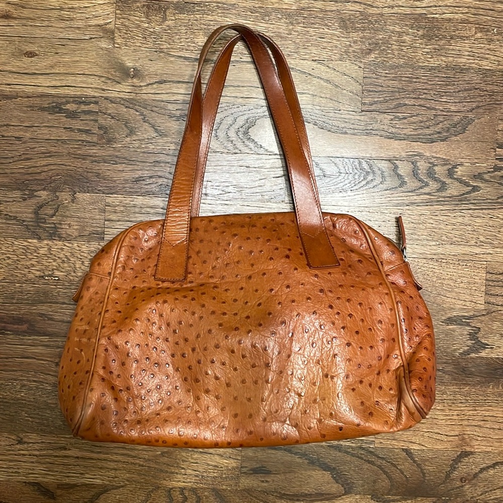 Bernd Berger Ostrich Handbag Vintage 90’s
